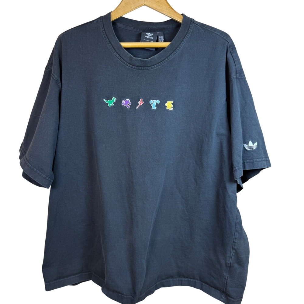 Adidas Pixar Collab Graphic Tee Mens 2XL Short Sleeve Rare Kidcore Streetwear
